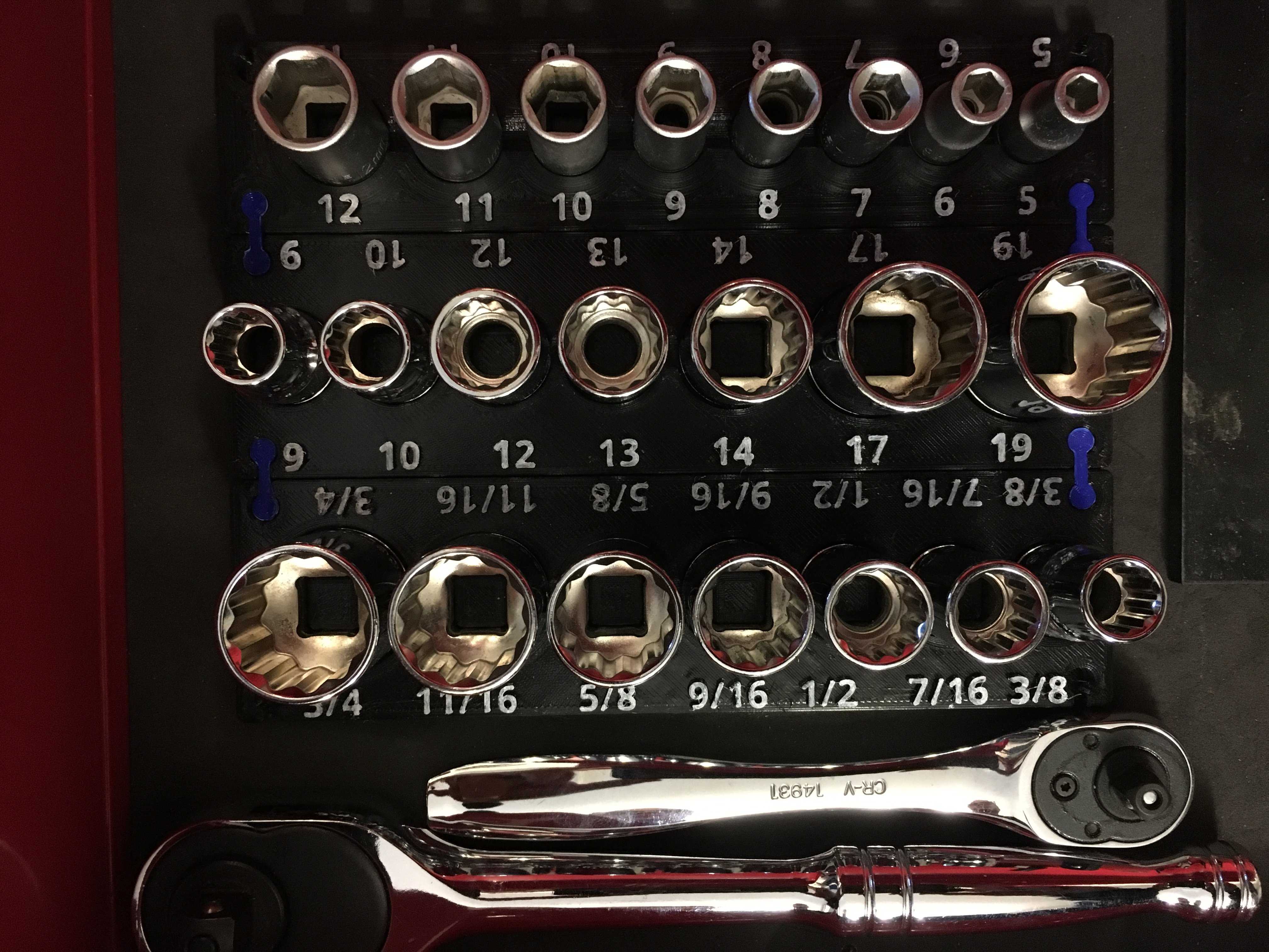 Socket Key Organizer