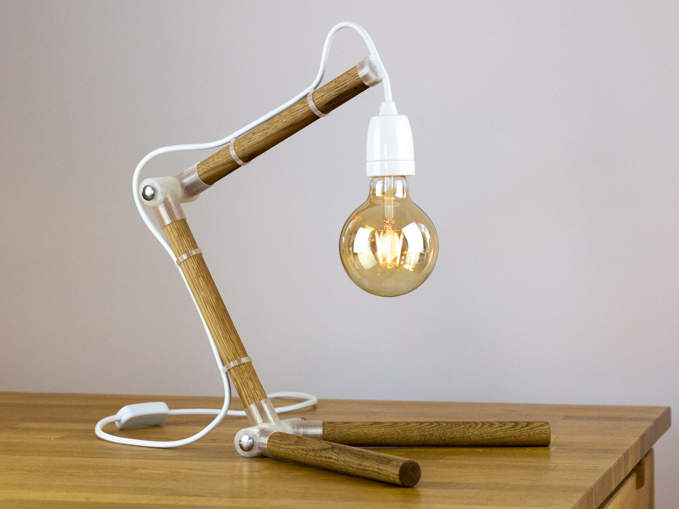 Wooden Table Lamp