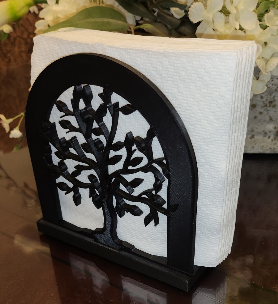 Tree Napkin Holder with Arch