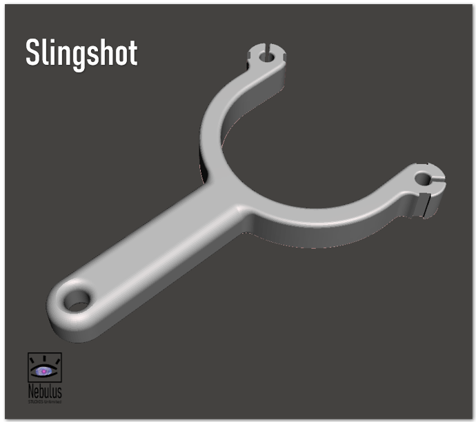 Simple Slingshot with pouch (Flex)