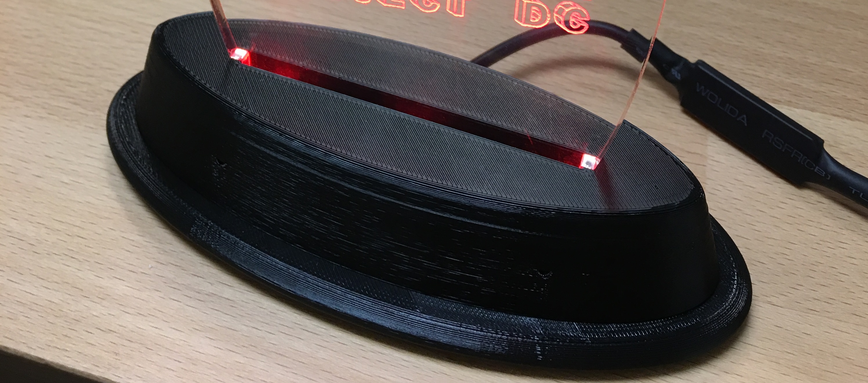 3D Illusion Lamp Base