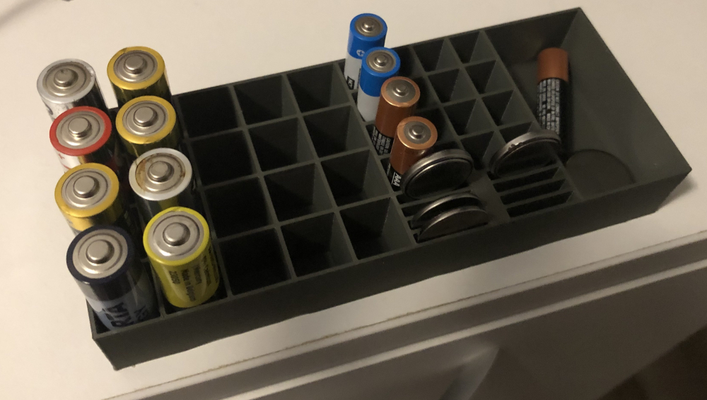 Battery Box (AAA + AA + CR2032/CR2025 + Empty Storage)