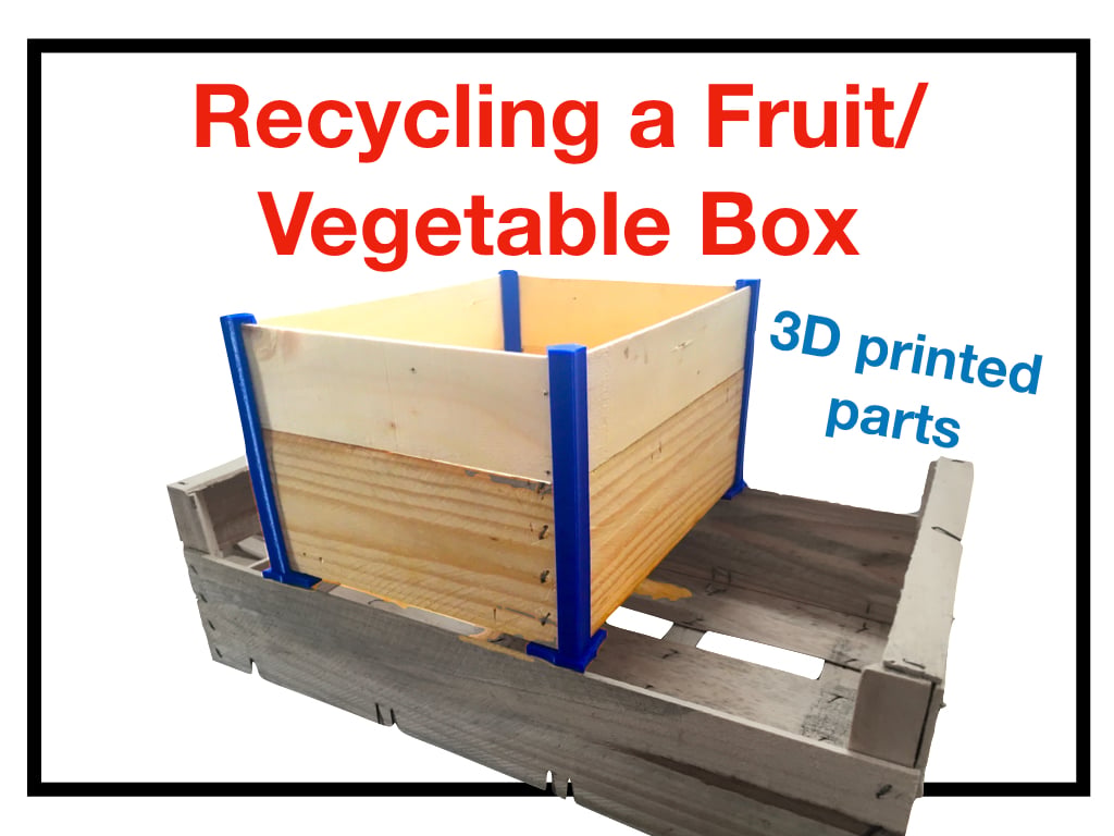 Corners for wood box