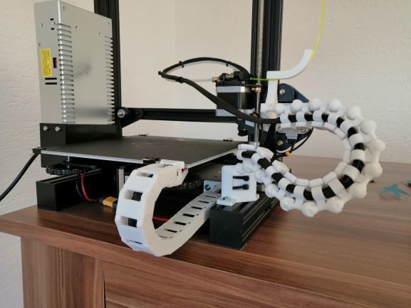 Ender 3 Cable Guide Z Axis (With Filament Guide)