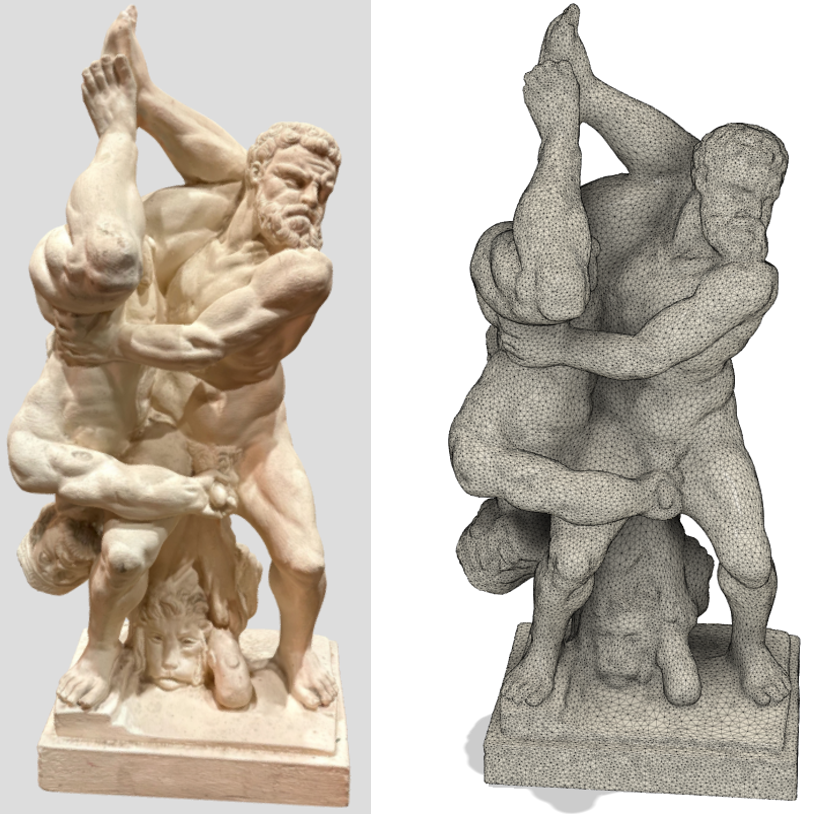 Hercules and Diomedes Sculpture