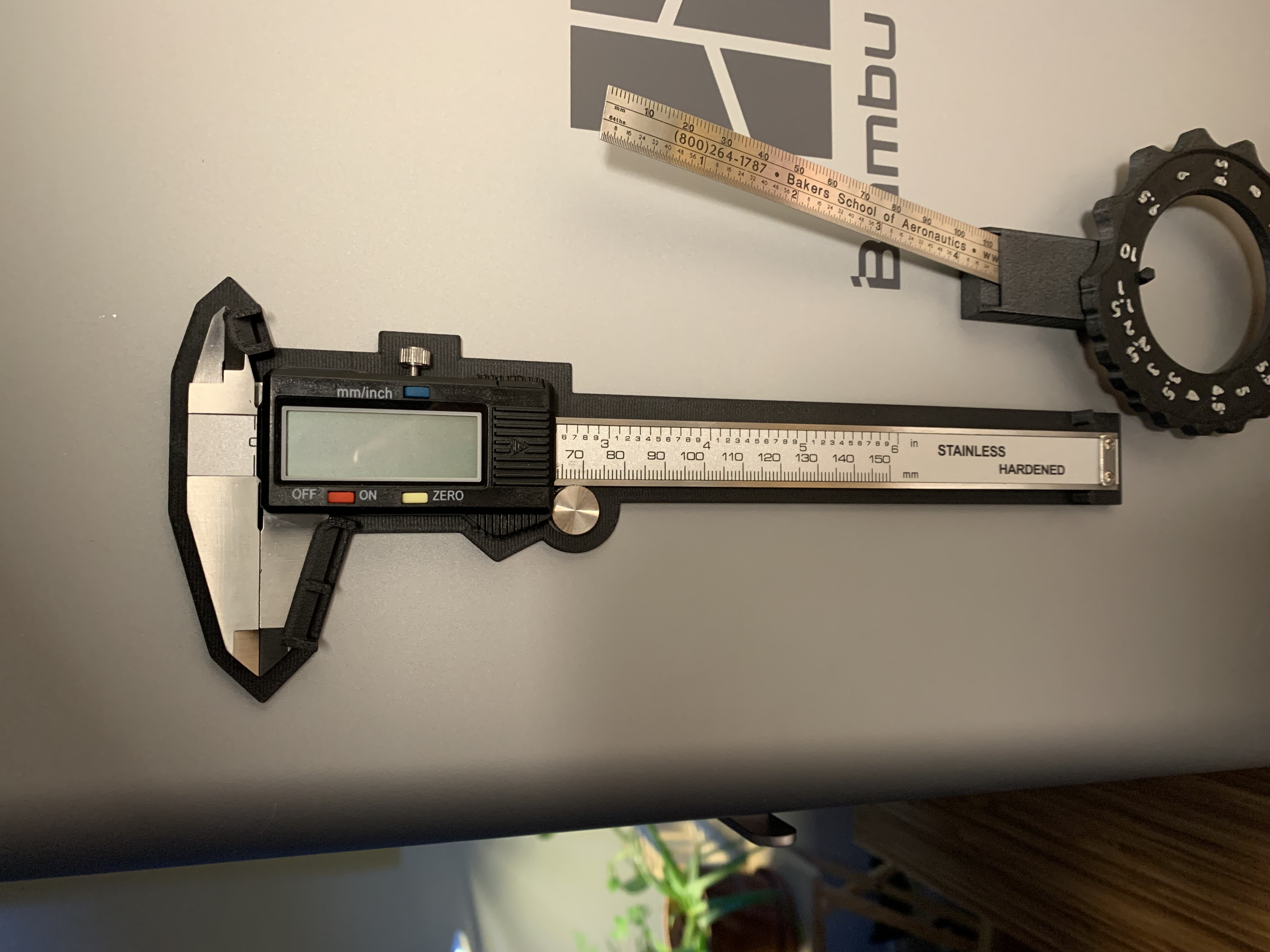 Digital Caliper Mount