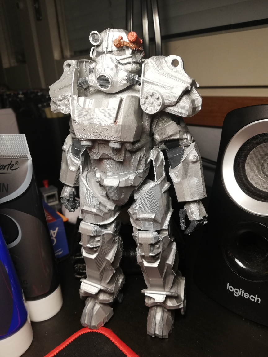 Makes Of West Tek T 60 Power Armor Fallout 4 By Janispepe Thingiverse