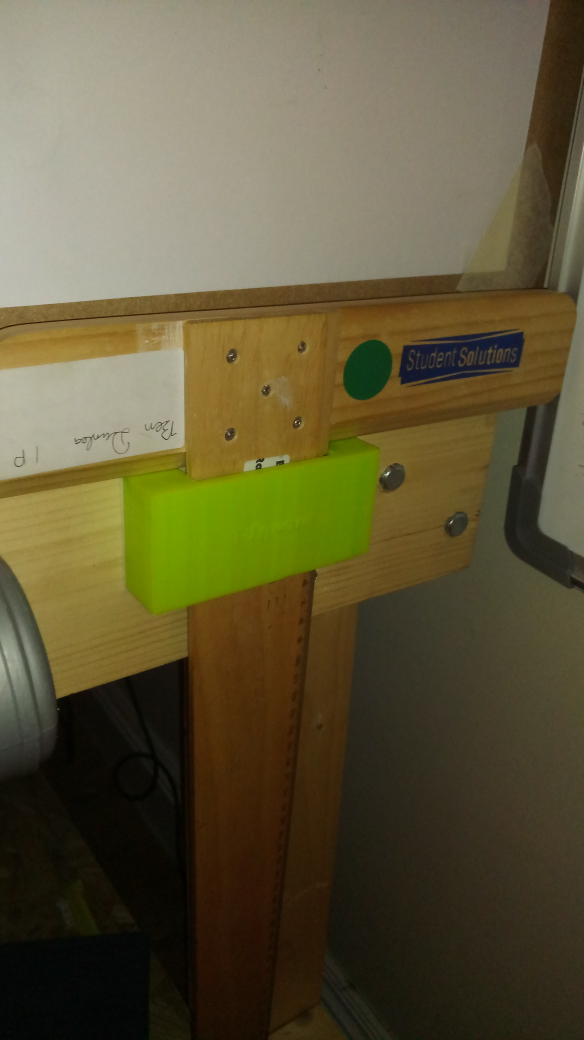 Draftsmans T-square wall mount