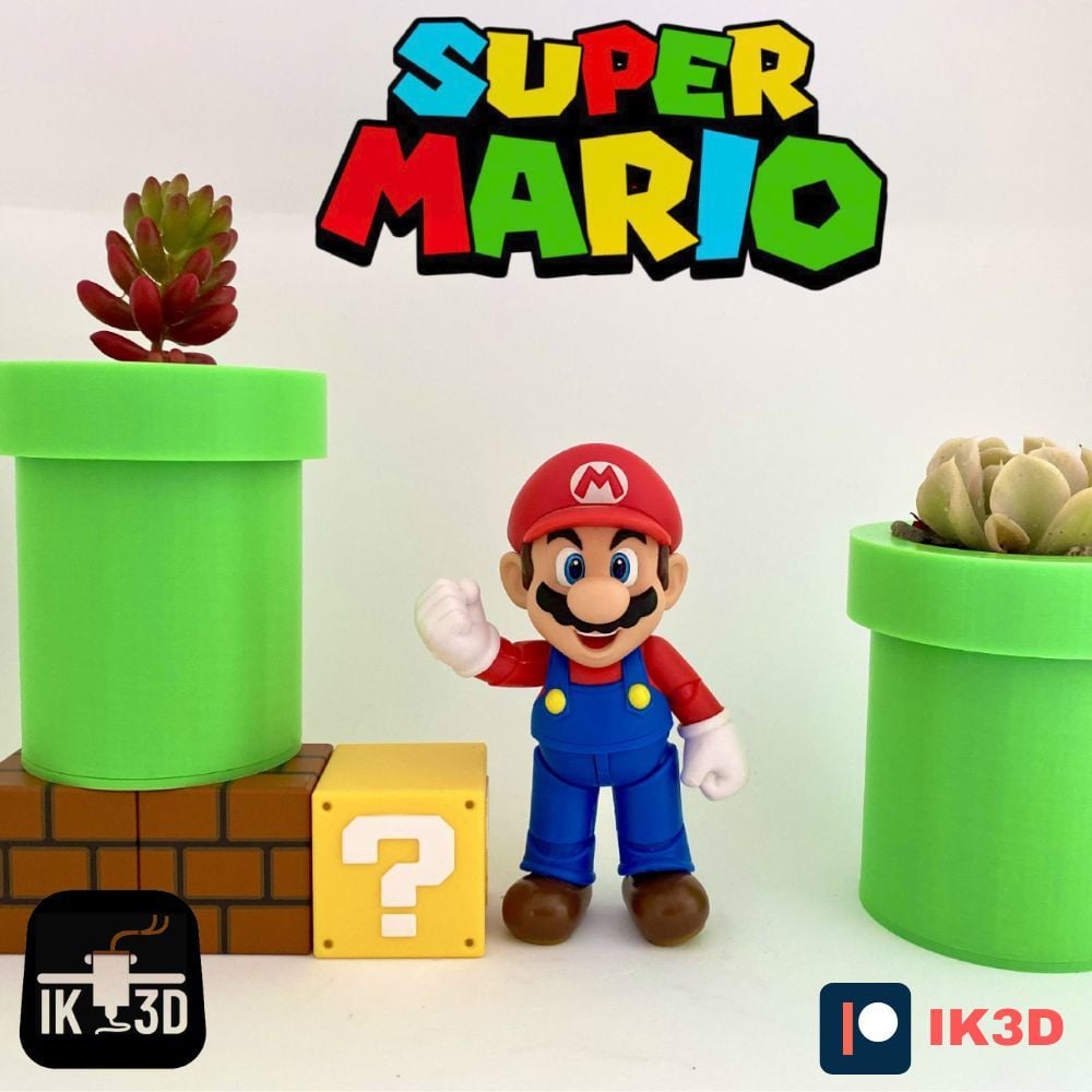 Super Mario Bros Pipe Planter / Pen Holder