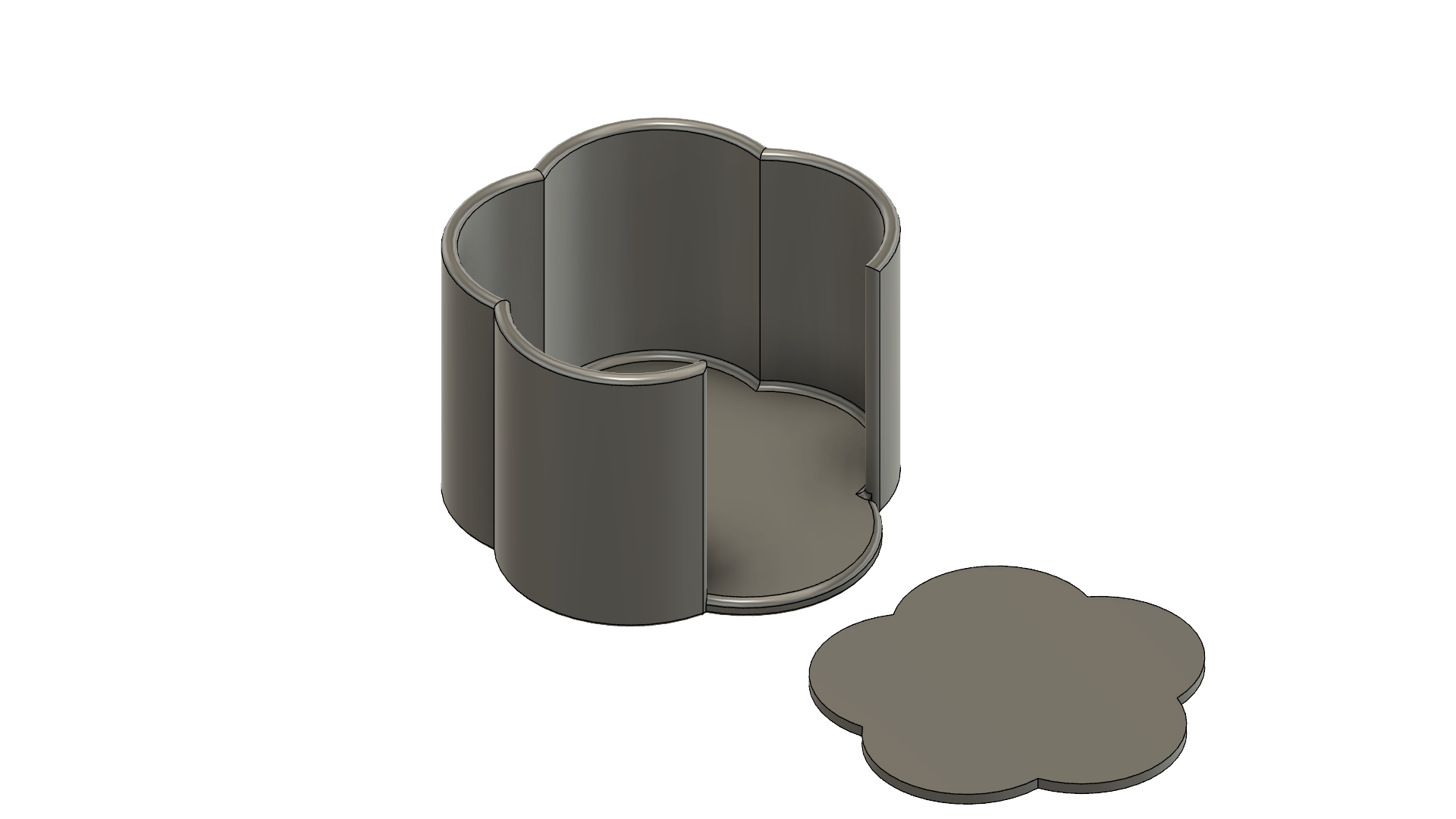 Flower Coaster and Holder - Sous verre fleur et Support de rangement
