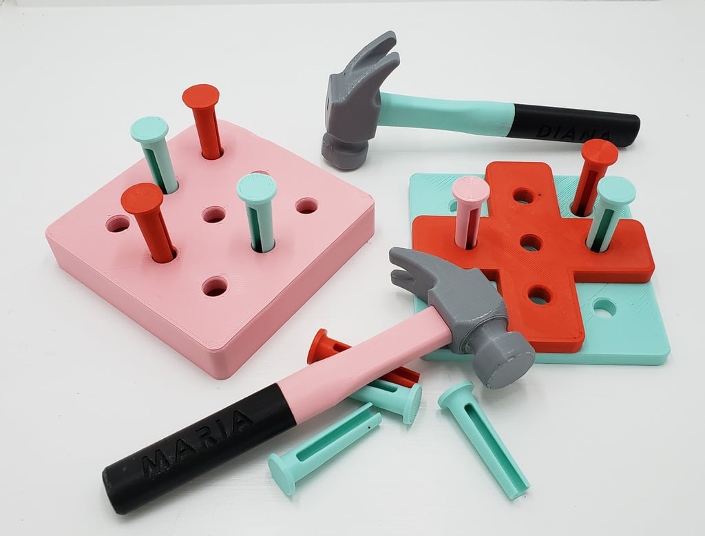 Toddler TOY Hammer and Nail Set