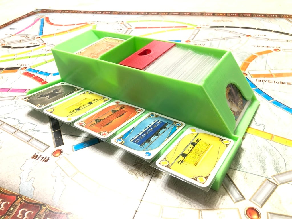 Ticket to ride boardgame Card shoe