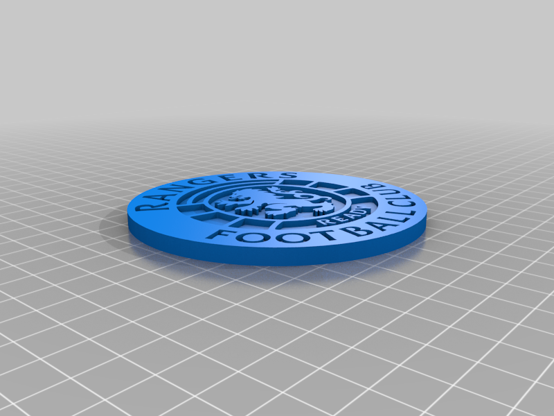 Glasgow Rangers Emblem Coaster