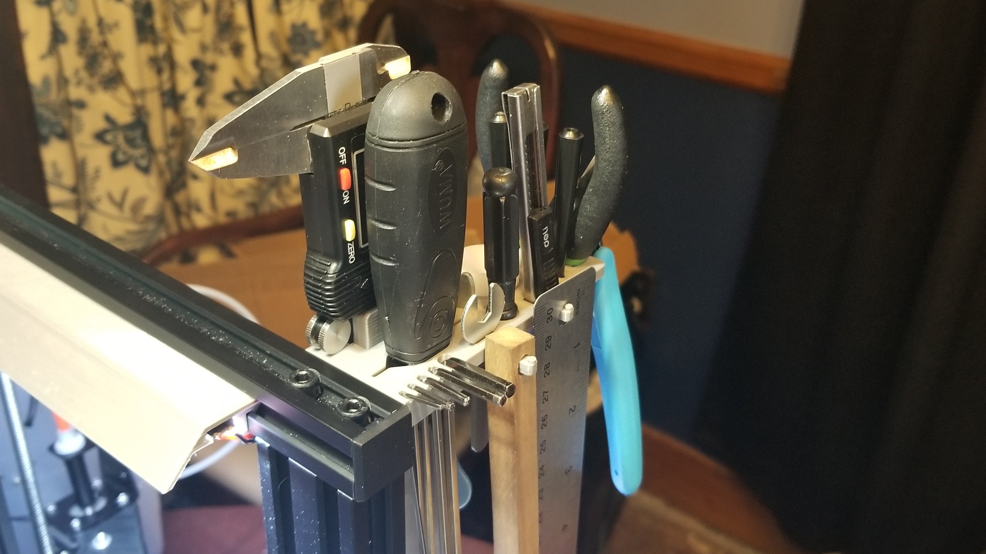 Ender 3 Combined Frame Mounted Tool Holder