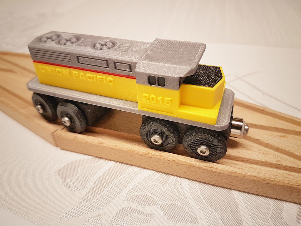 Toy Train Union Pacific BRIO / IKEA compatible