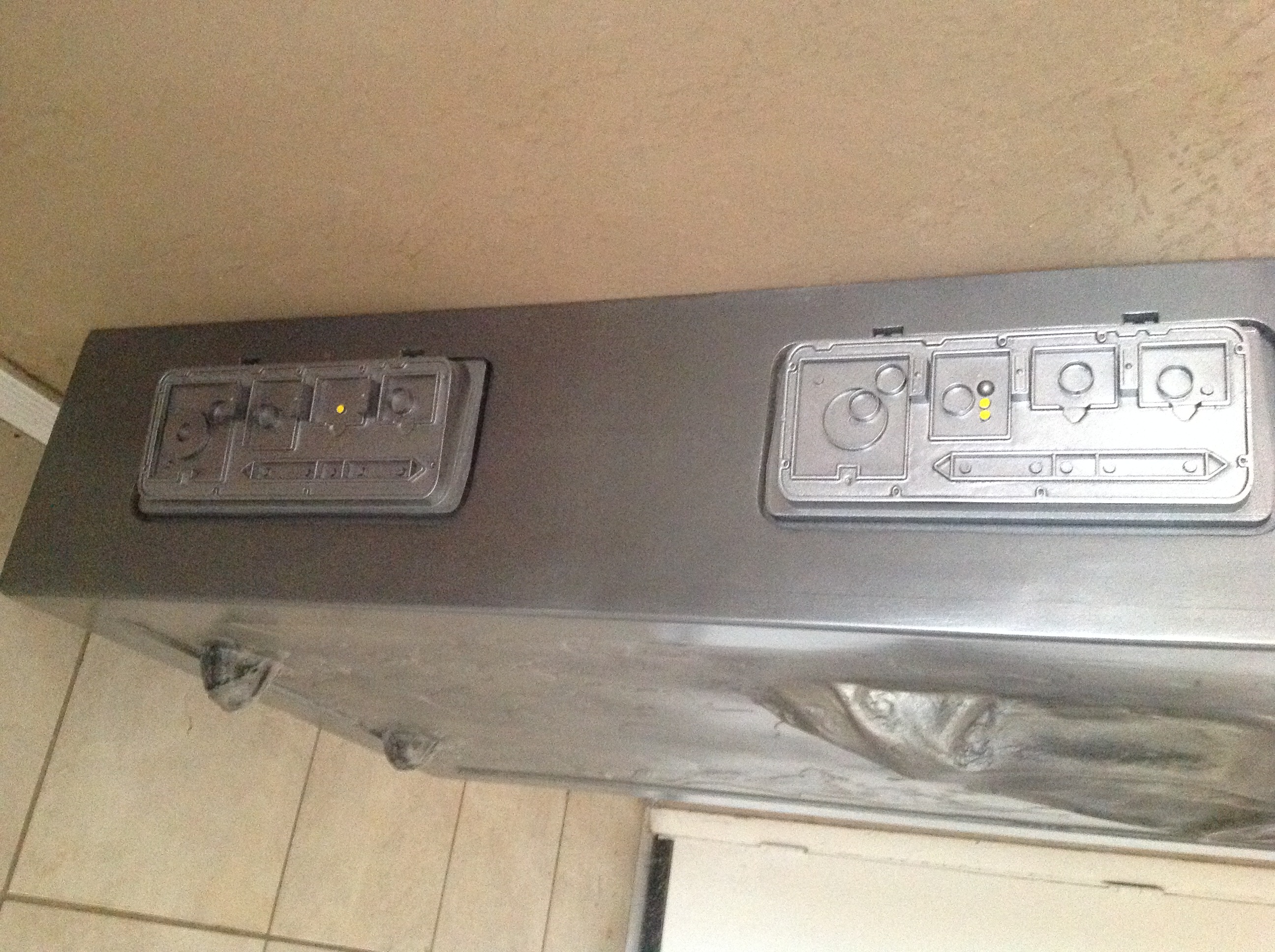 Han Solo in carbonite control panels