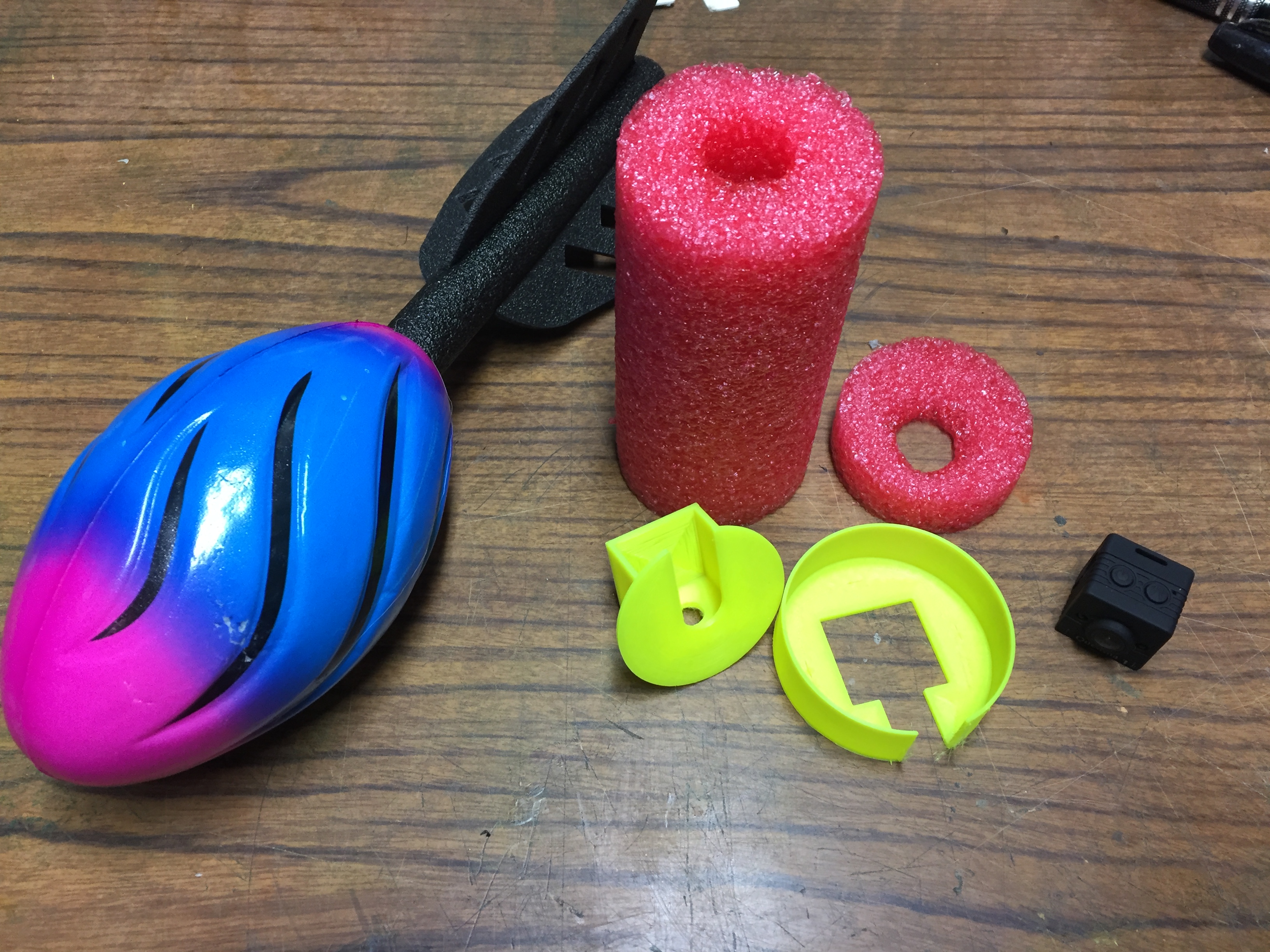 SQ12 Pool Noodle bomb mount
