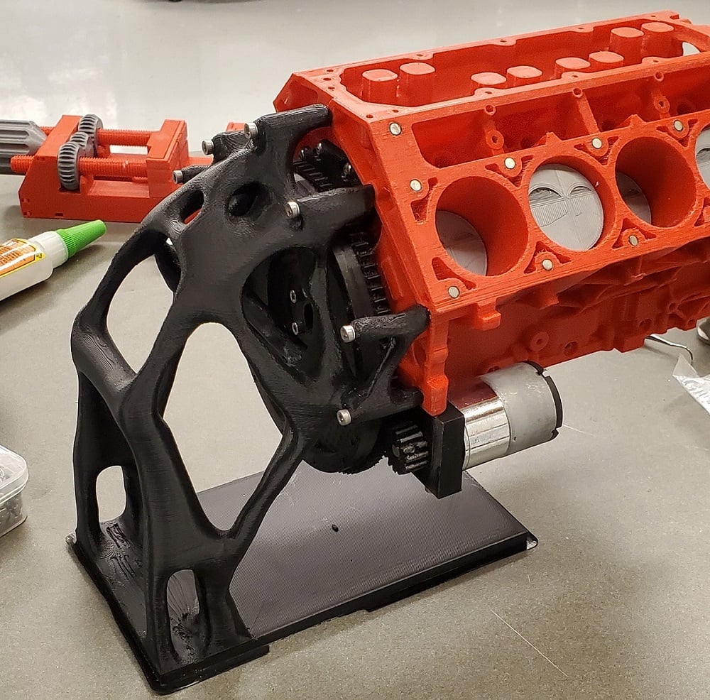 LS3 Engine Stand - Topology Optimized