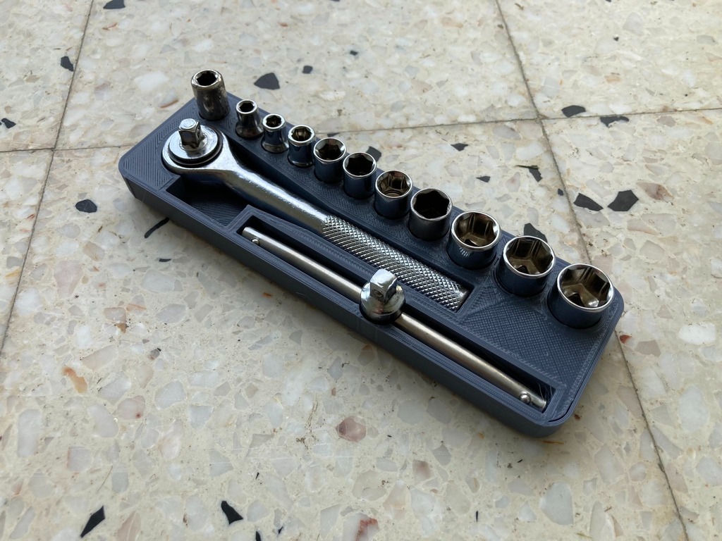 3x1 systainer tray for 1/4" ratchet