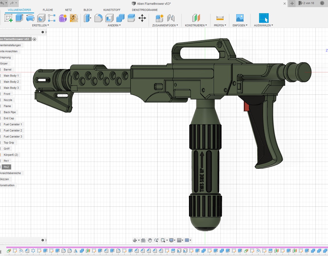 Colonial Marine M240 Flamethrower