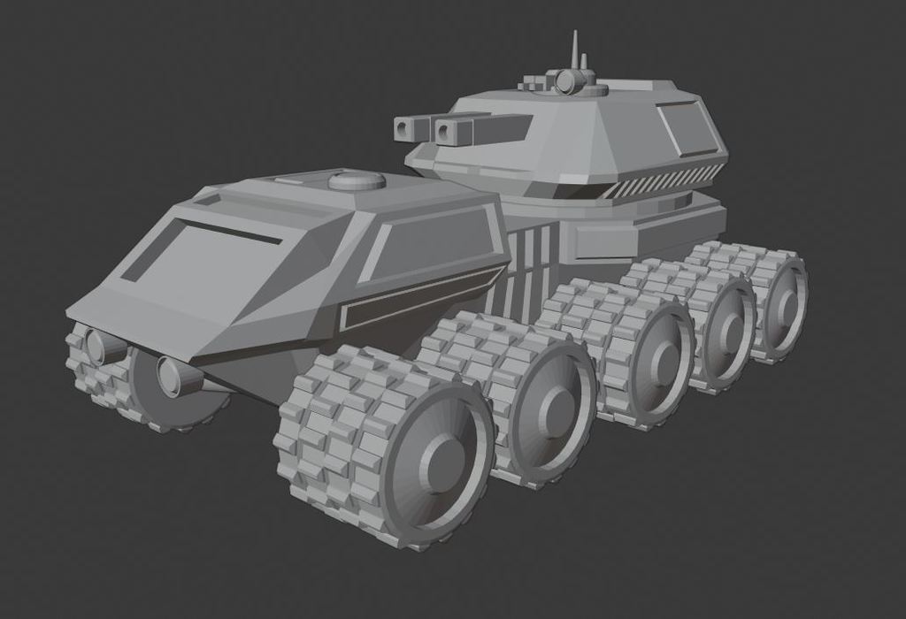 6mm urban combat armoured transport