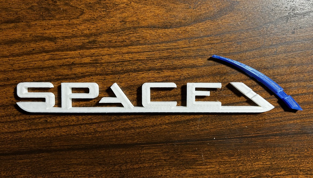 SpaceX logo 2 colors