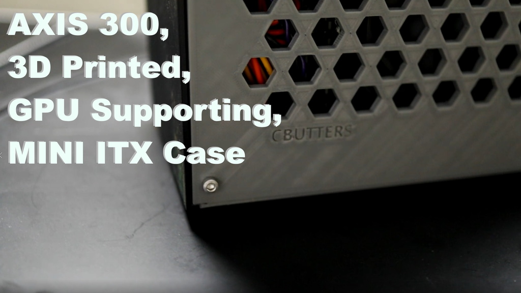 AXIS 300 - Mini ITX Computer Case Supports GPU