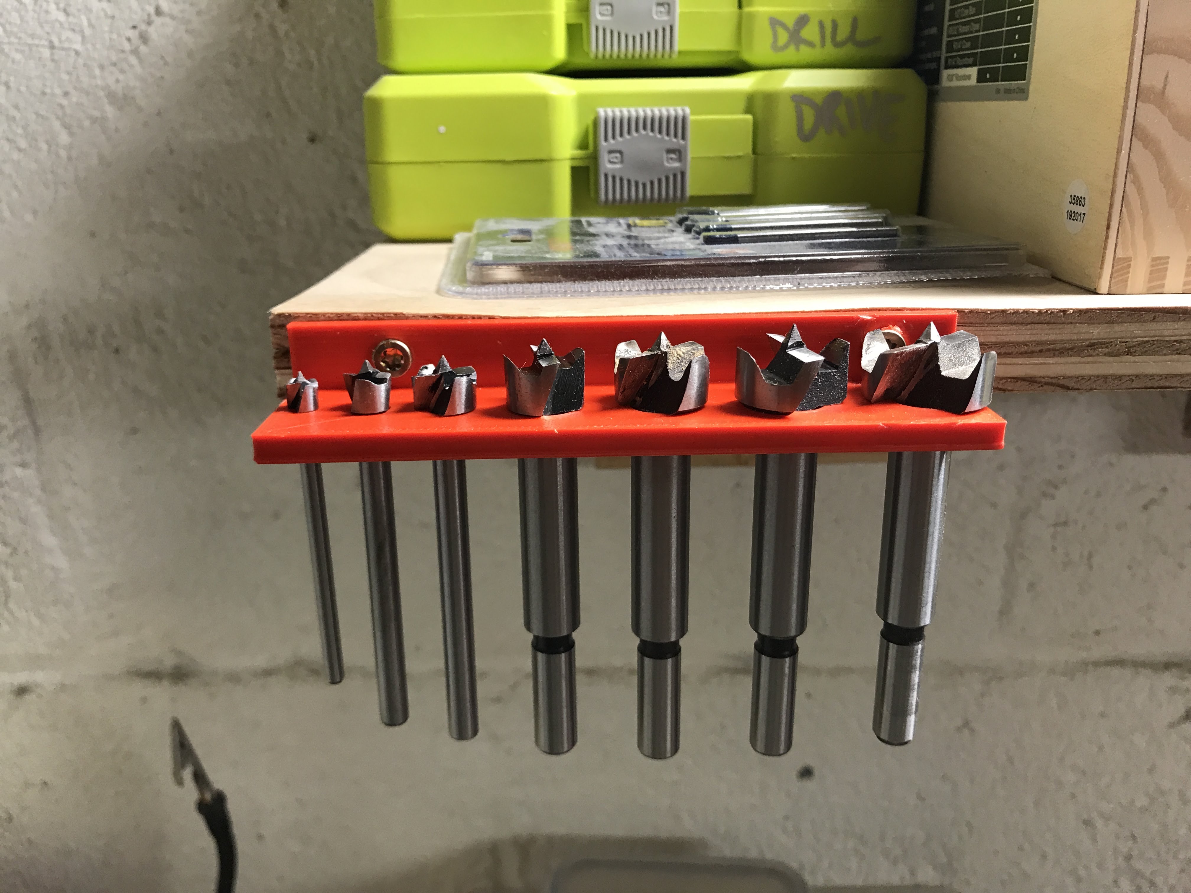 Harbor Freight Forstner Bit Holder