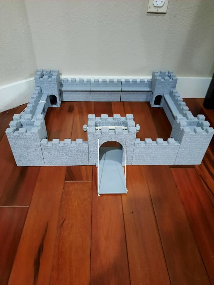 Castle - Modular Lego scaled interlocking
