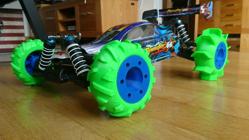 RC Buggy Sand & Snow Tires 1:10 & 1:8