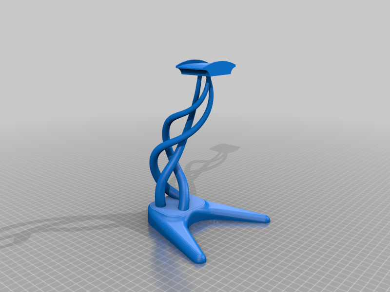 Headset/Headphone Holder/Stand - one part printed
