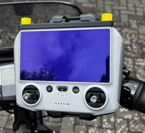 DJI Mini 3 Holder for remote control on bicycles, Vers. 2.0