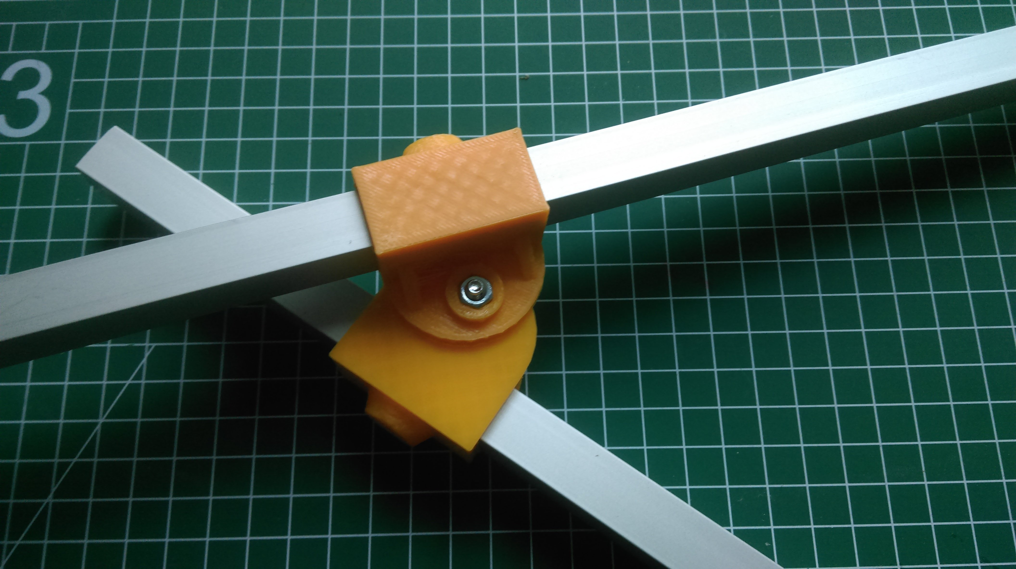 15x15 mm rotating clamp square round tubes