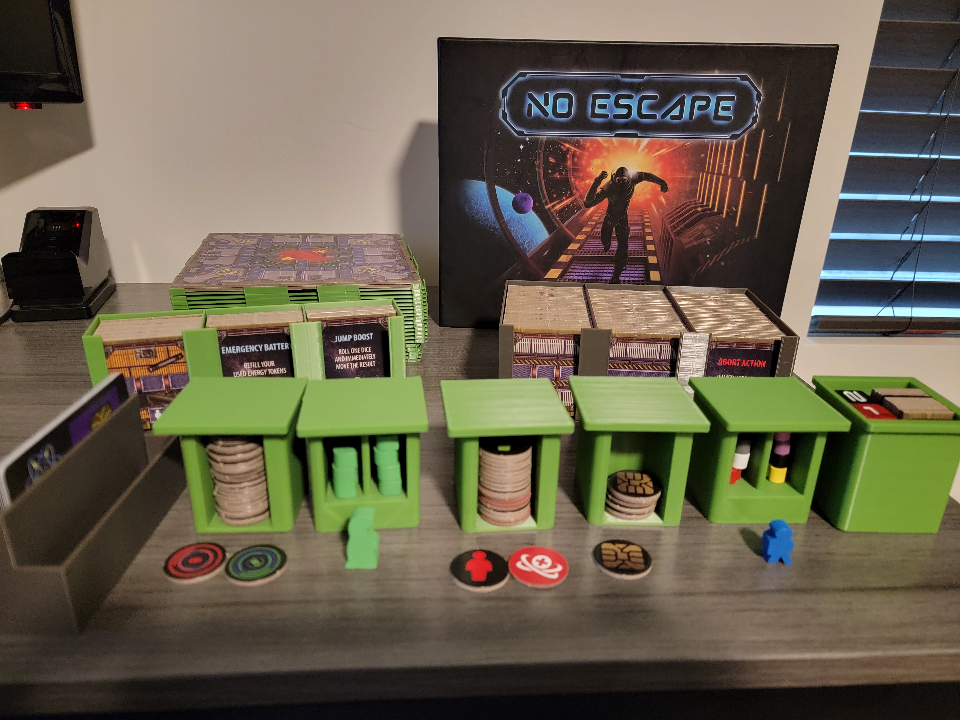 No Escape Board Game Insert and Grid
