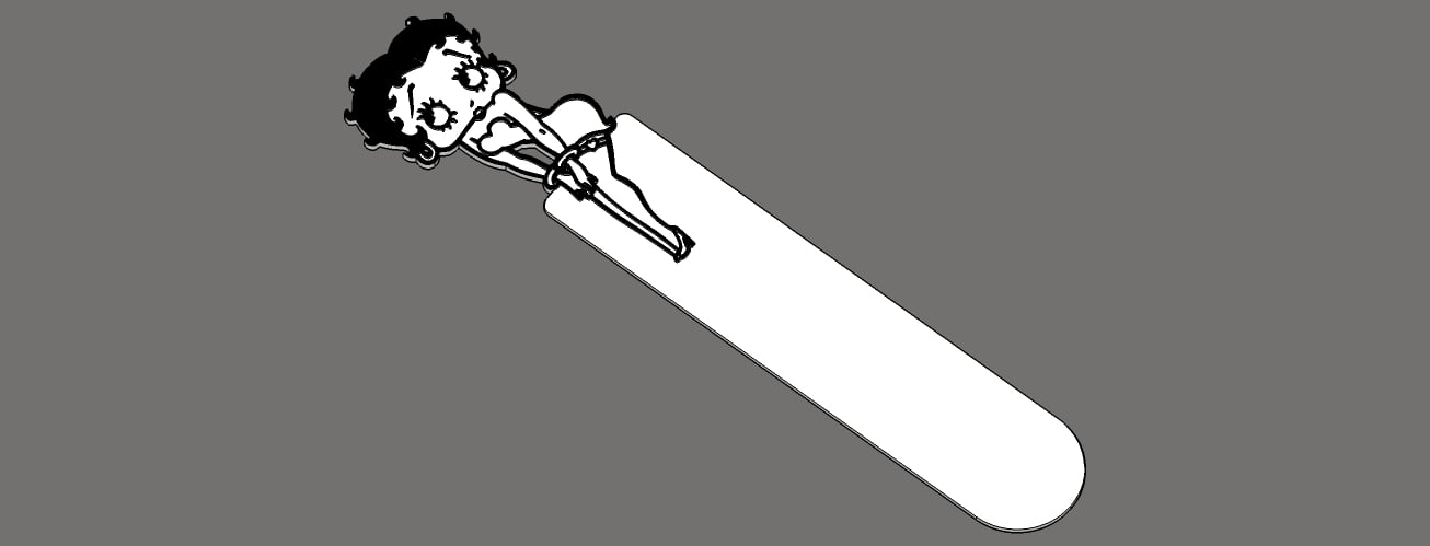 BoopMark - the Betty Boop Bookmark