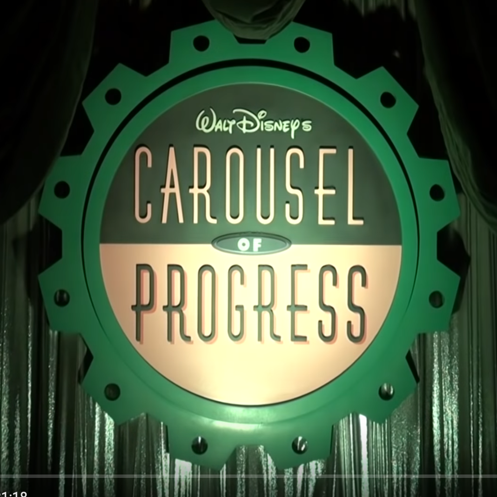 Carousel Of Progress Sign