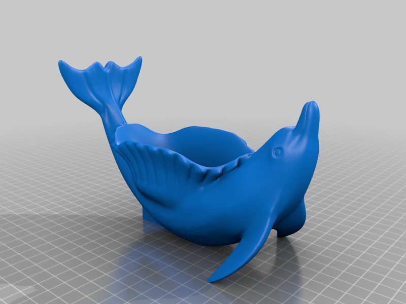 Dolphin planter