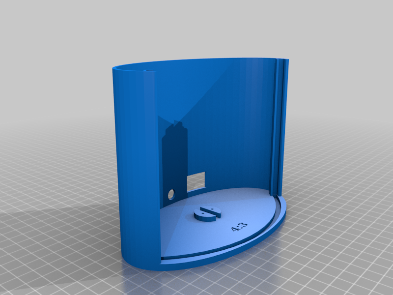 Lighted Curved Lithophane Box with Switch