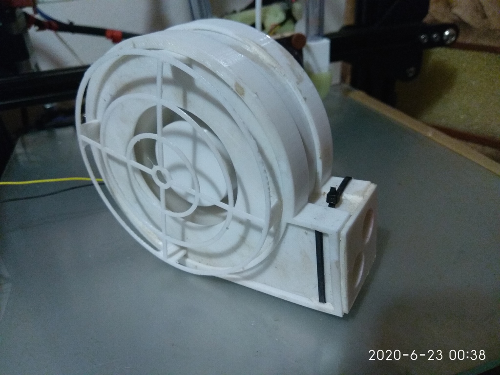 Intel cooling box remade to fan blower