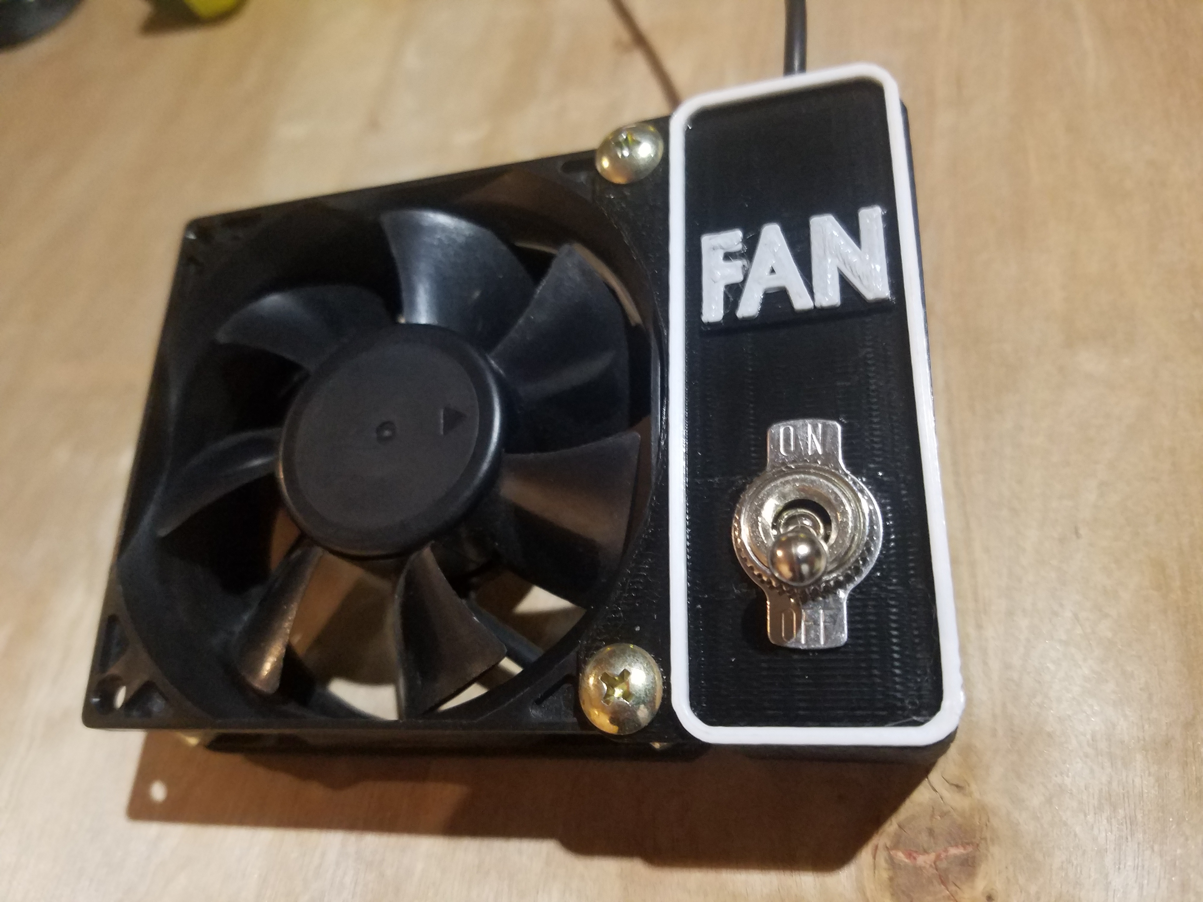 Airbrush Compressor cooling fan