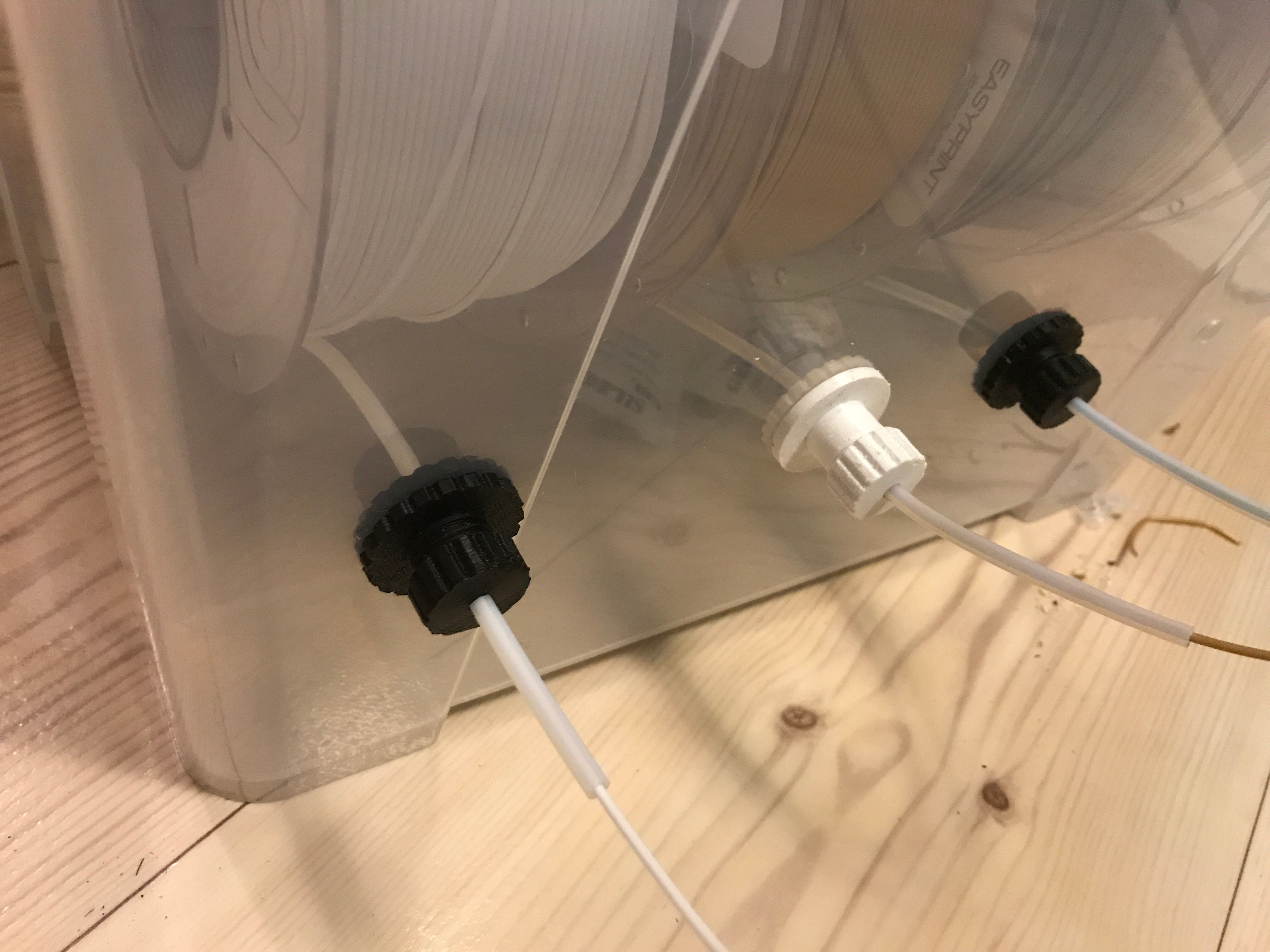PTFE Tube Dry Box Connector (No screws)