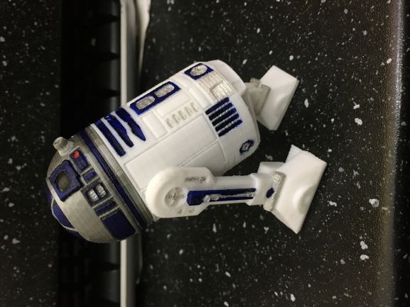 Star Wars r2-d2 r2d2 (puzzle)  with windup leg