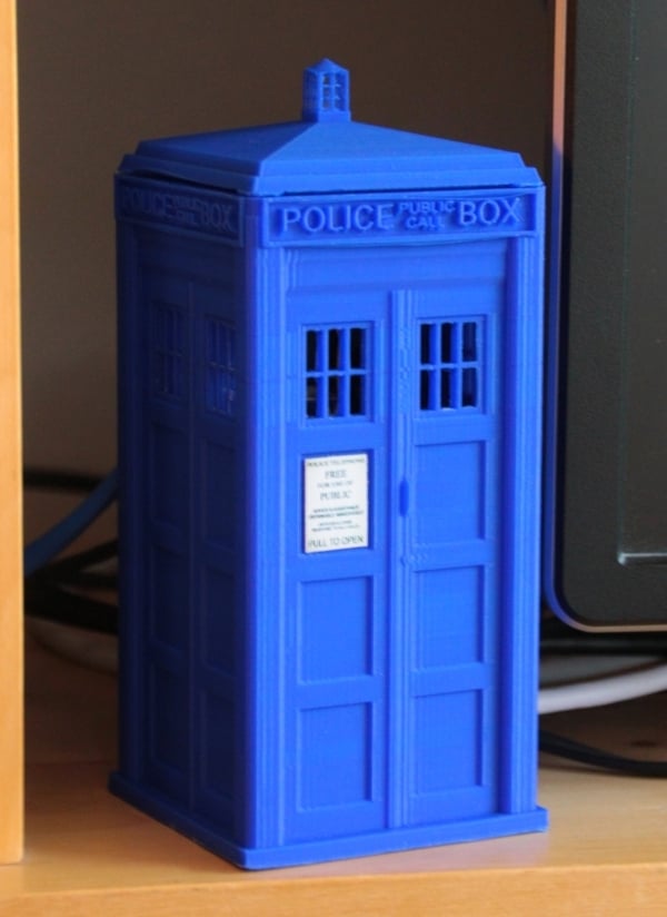 TARDIS case with removable Top for Raspberry Pi 4