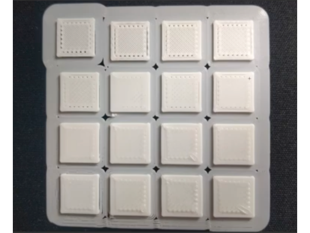 Flow Calibration Matrix (download the .3mf file)