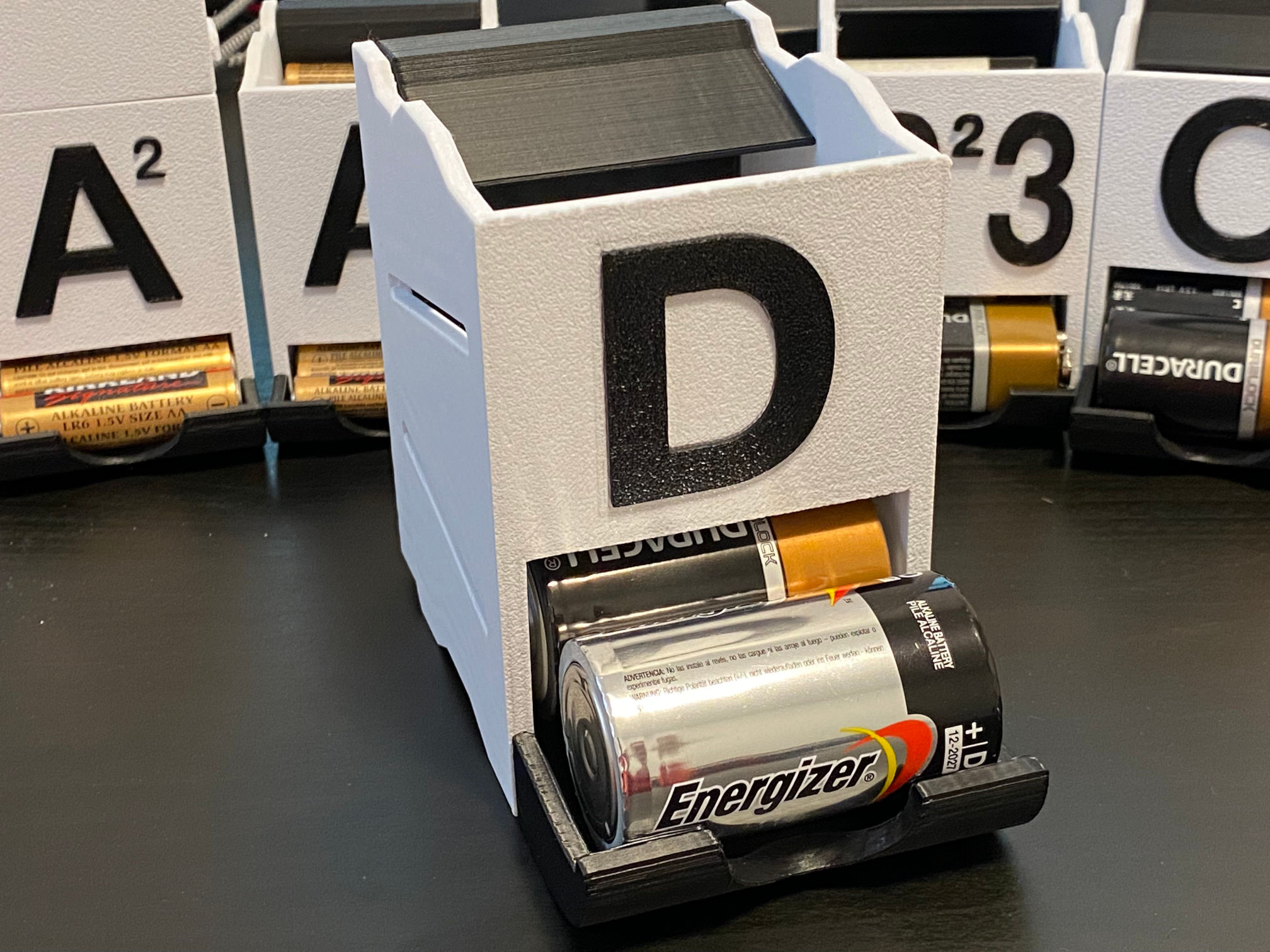 Stackable D-Battery Holder