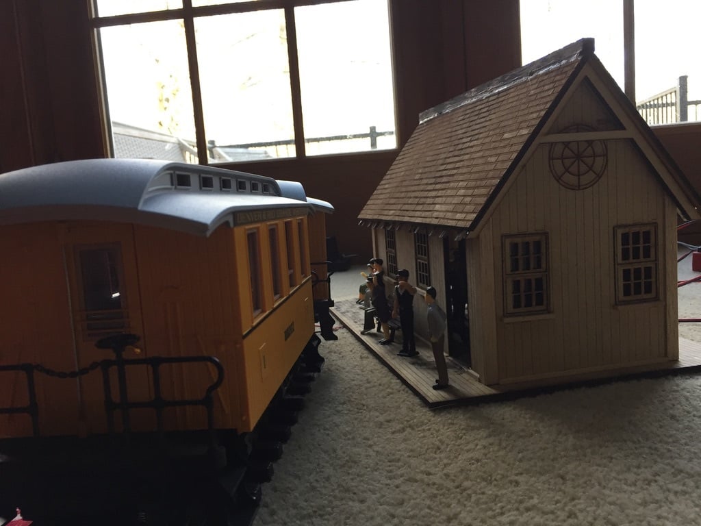 G Scale Train Station
