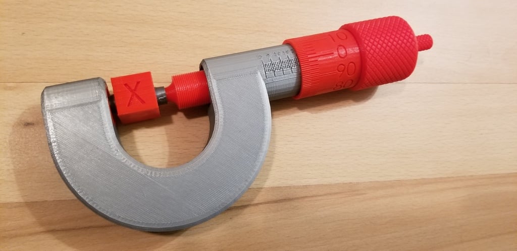 Micrometer - Fully printed and working!