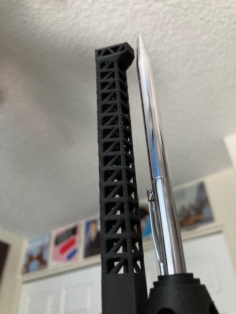 Rocket Launch Pad Scaffolding Pen Holder Display
