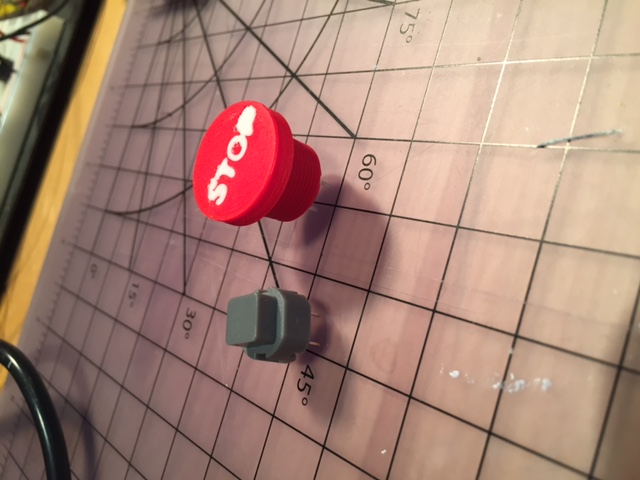 Miniature E-stop Button Cap