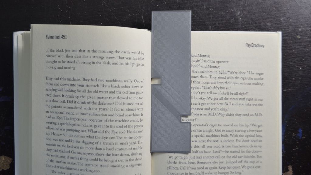 Bookmark With Line Marker